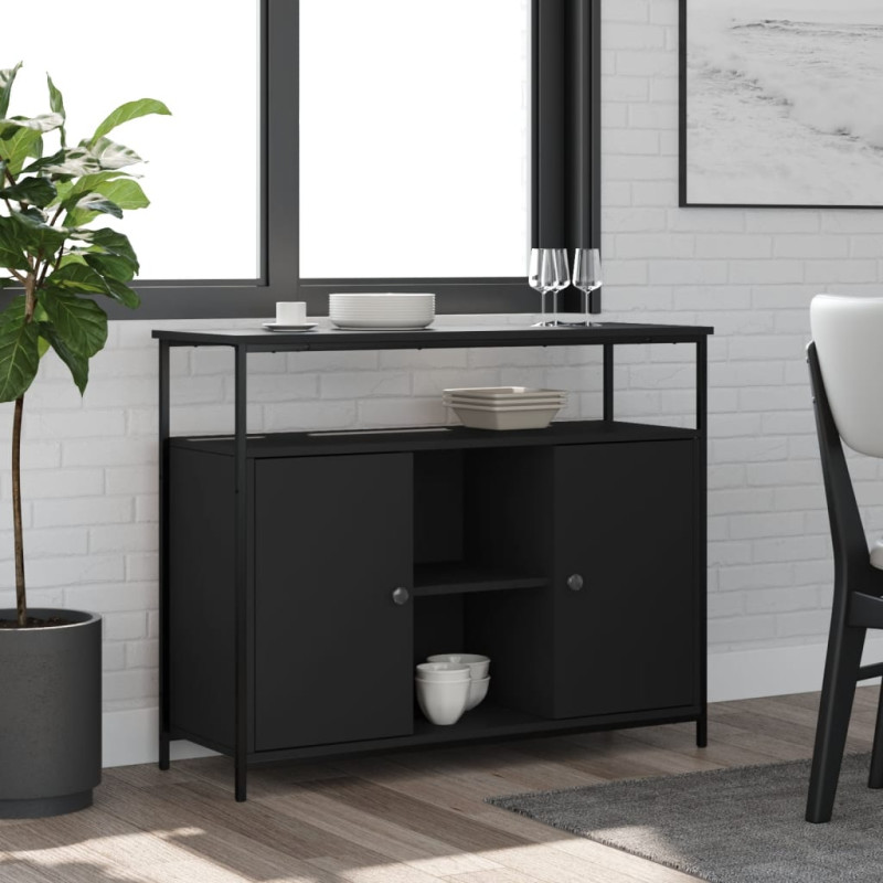 stradeXL Sideboard Black...