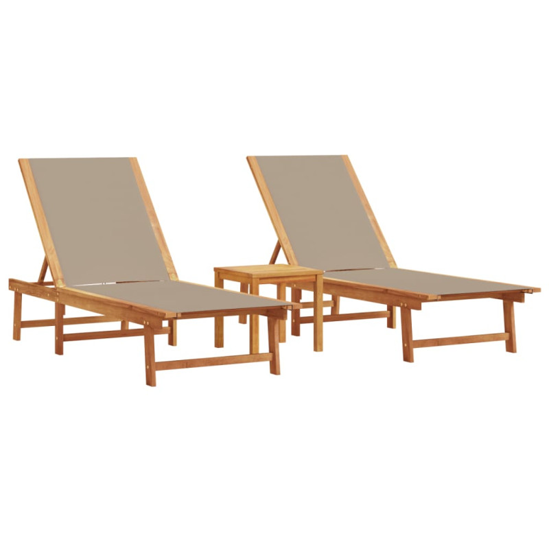 stradeXL Sun Loungers 2 pcs...