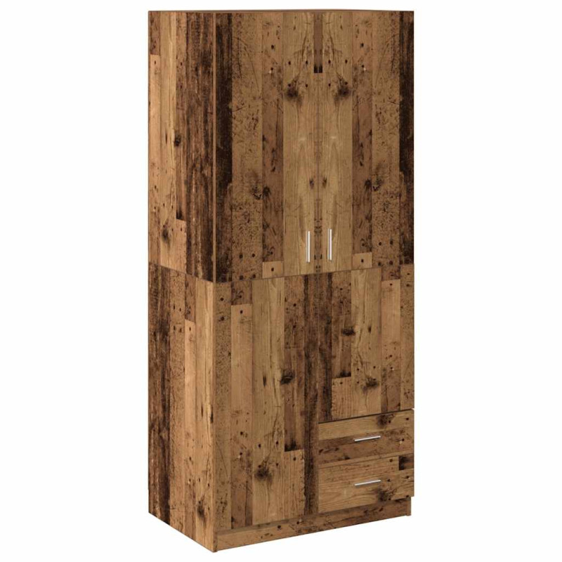 stradeXL Wardrobe Old Wood...