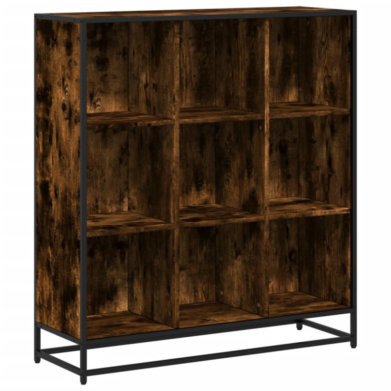 stradeXL Bookcase Smoked...