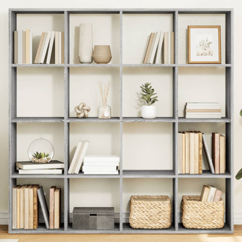 stradeXL Book Cabinet Grey...