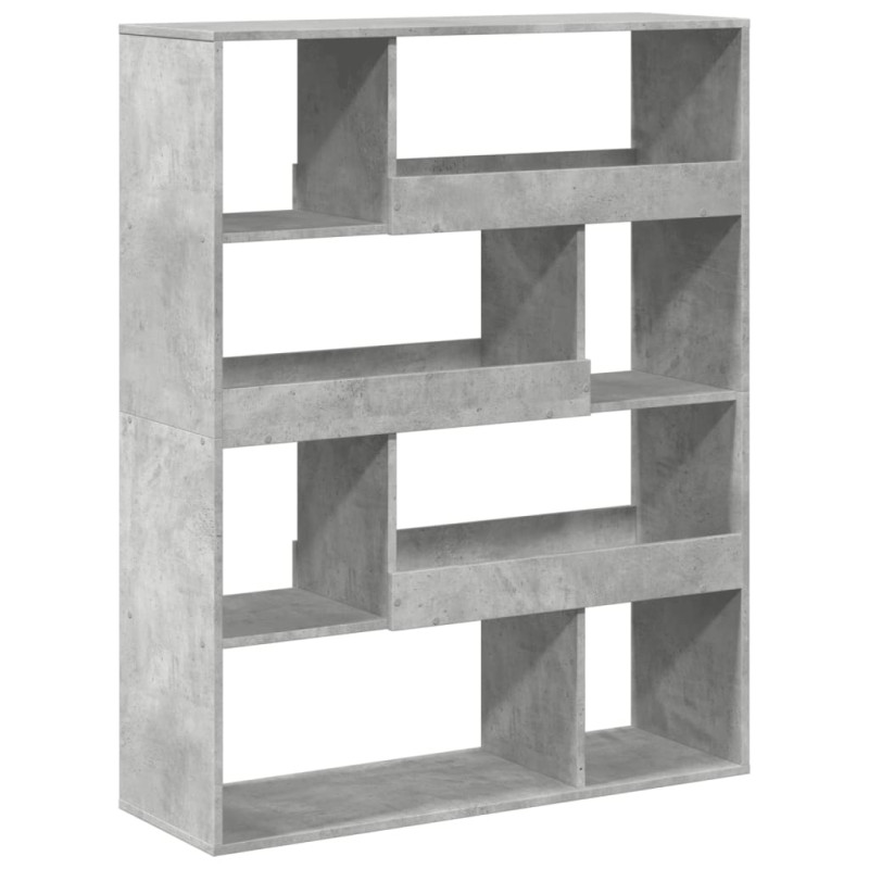 stradeXL Bookcase Concrete...