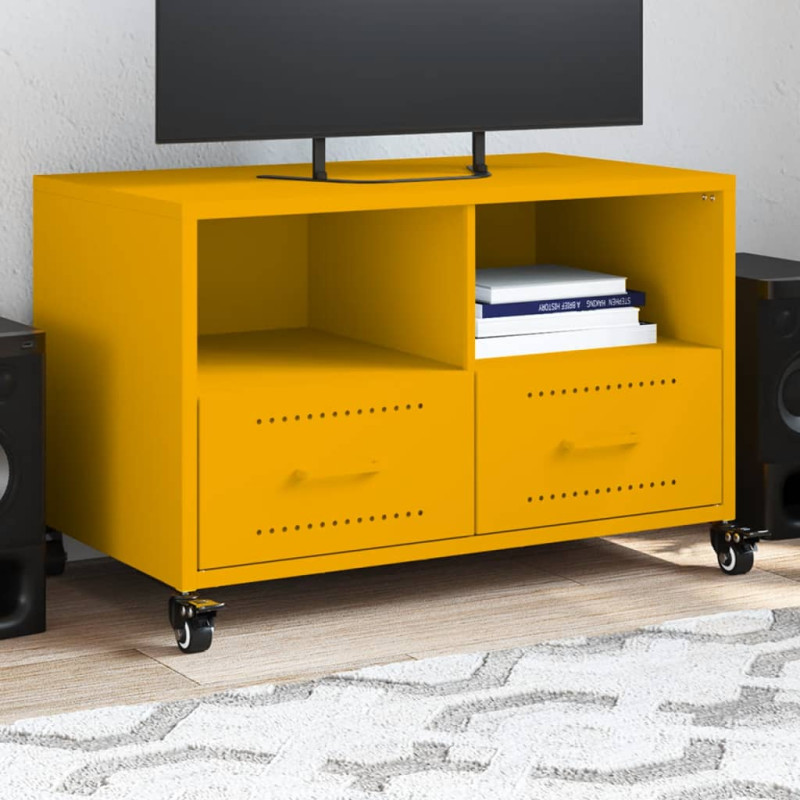 stradeXL TV Cabinet Mustard...