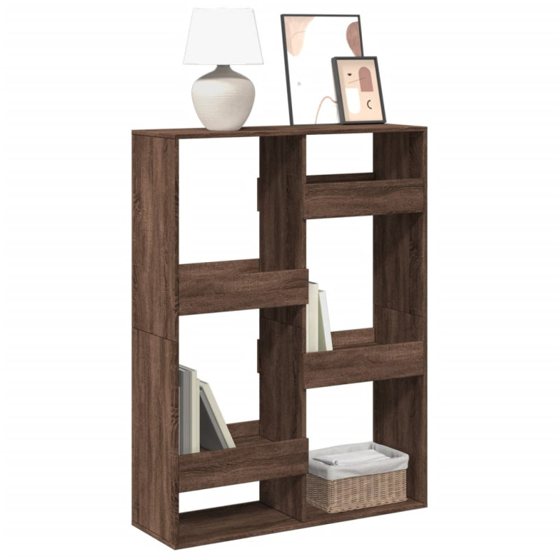 stradeXL Bookcase Brown Oak...