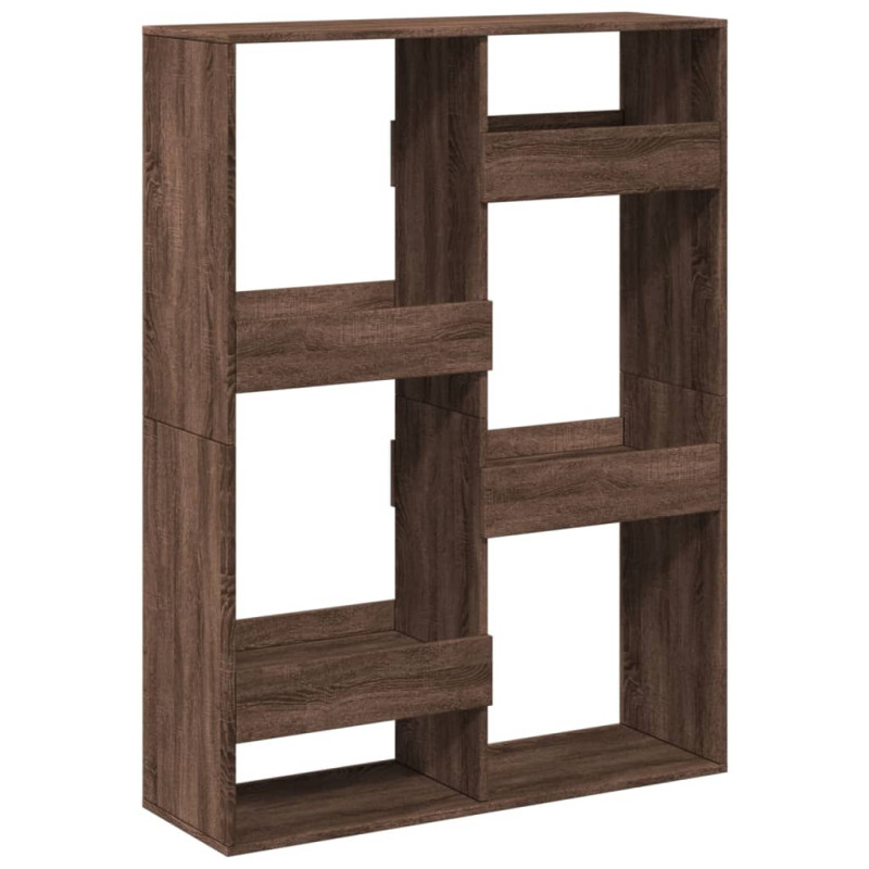 stradeXL Bookcase Brown Oak...