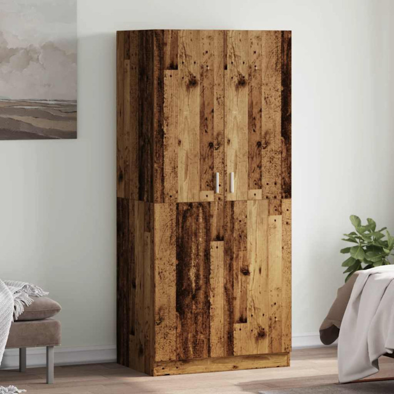 stradeXL Wardrobe Old Wood...