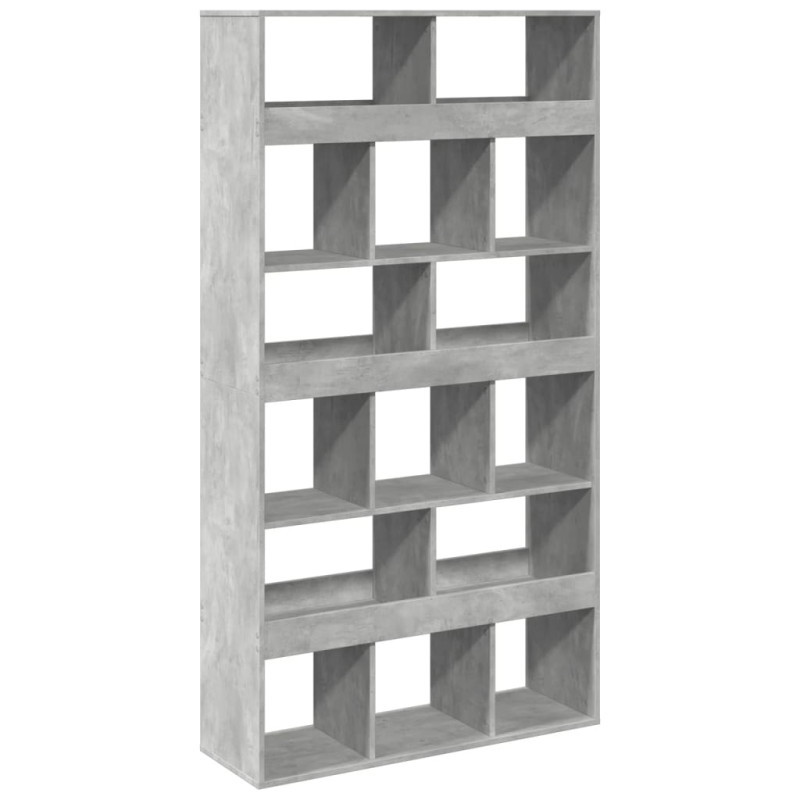 stradeXL Bookcase Concrete...