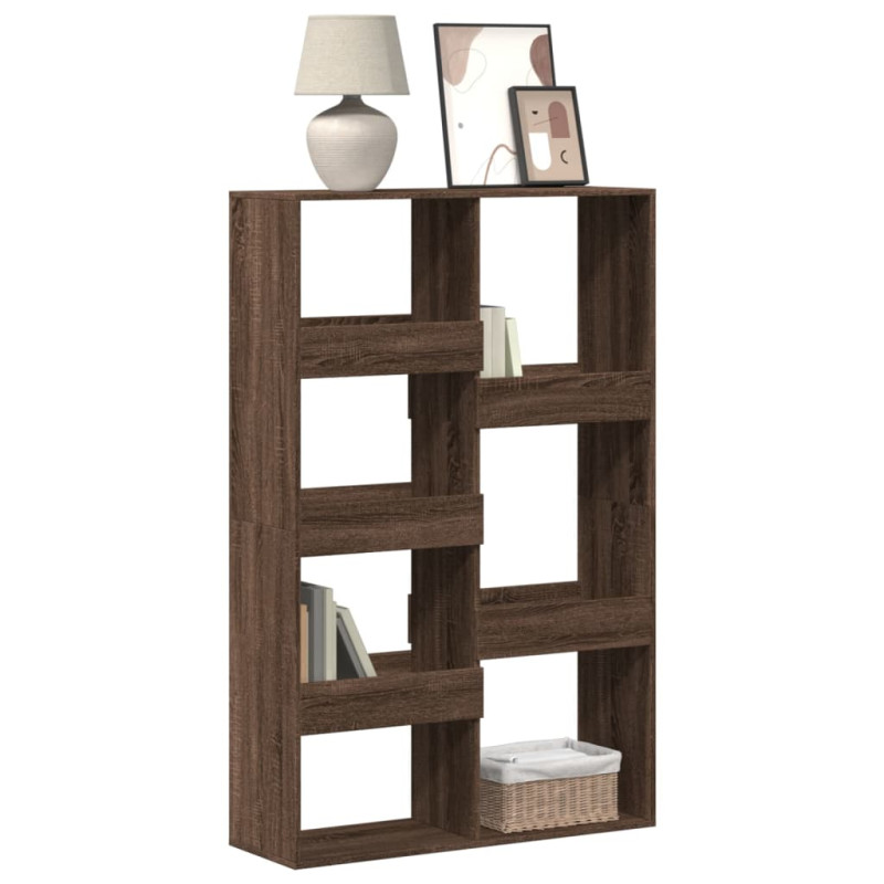 stradeXL Bookcase Brown Oak...