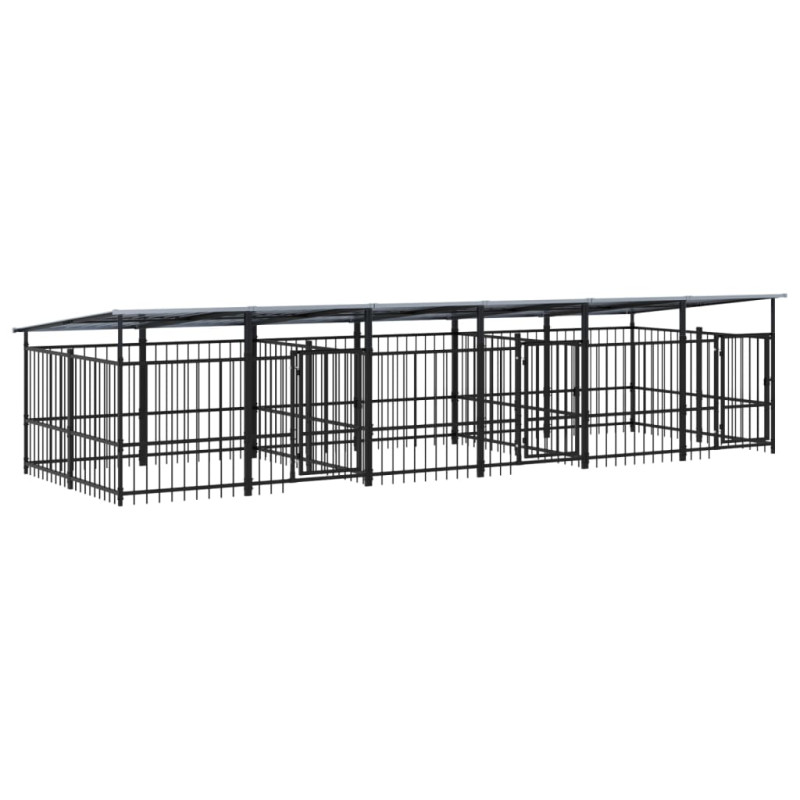 stradeXL Outdoor Dog Kennel...