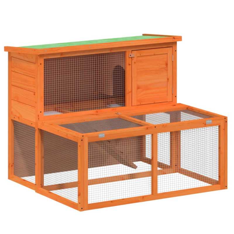 stradeXL Rabbit Hutch Brown...