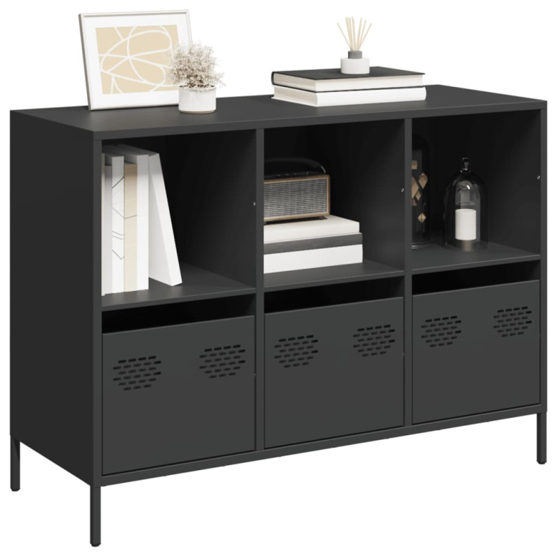 stradeXL Sideboard Schwarz...