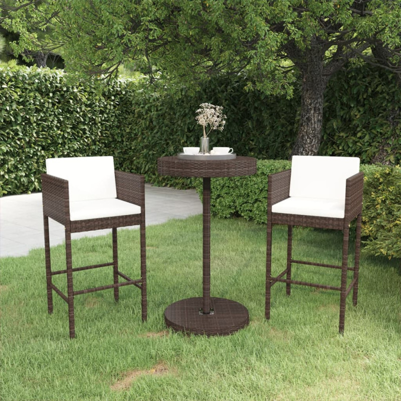 stradeXL 3 Piece Garden Bar...