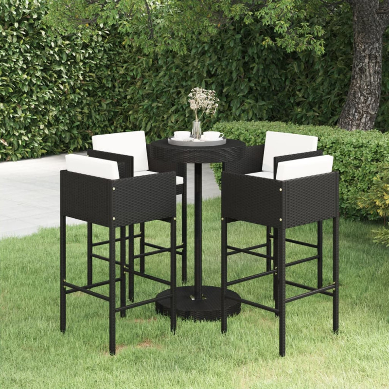 stradeXL 5 Piece Garden Bar...