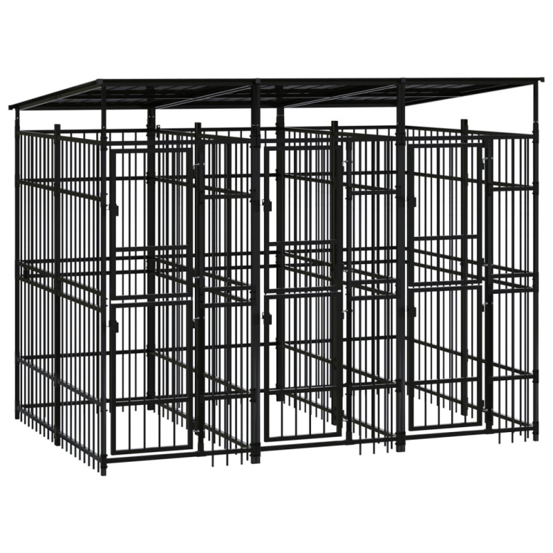 stradeXL Outdoor Dog Kennel...