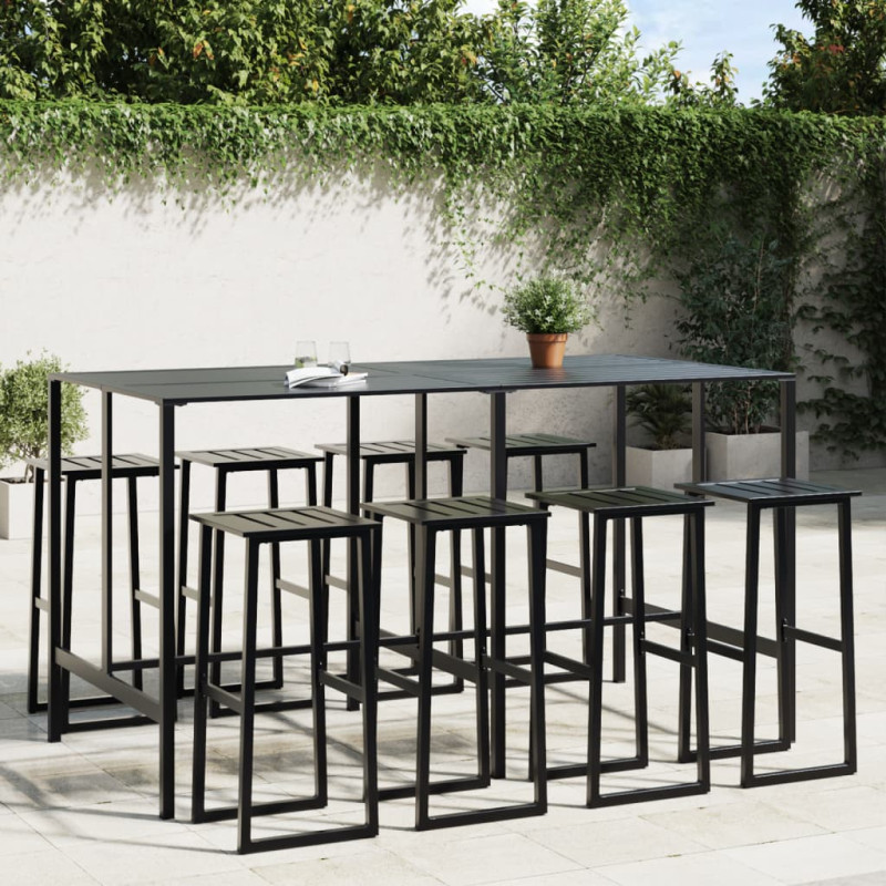 stradeXL 9 Piece Garden Bar...