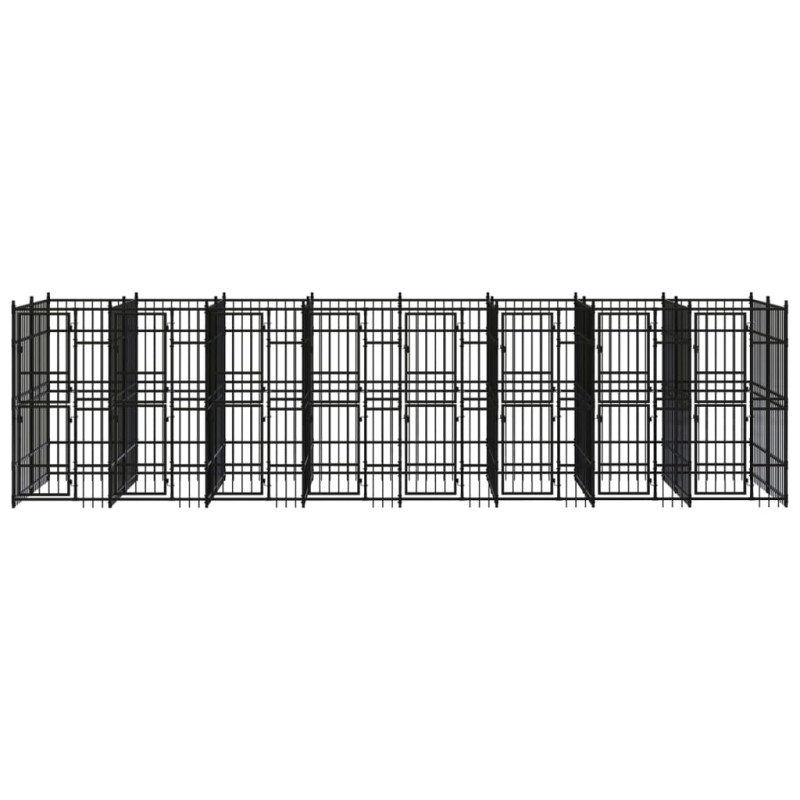 stradeXL Outdoor Dog Kennel...