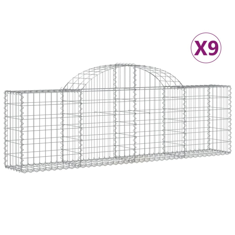 stradeXL Arched Gabion...