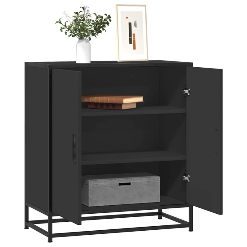 stradeXL Sideboard Schwarz...