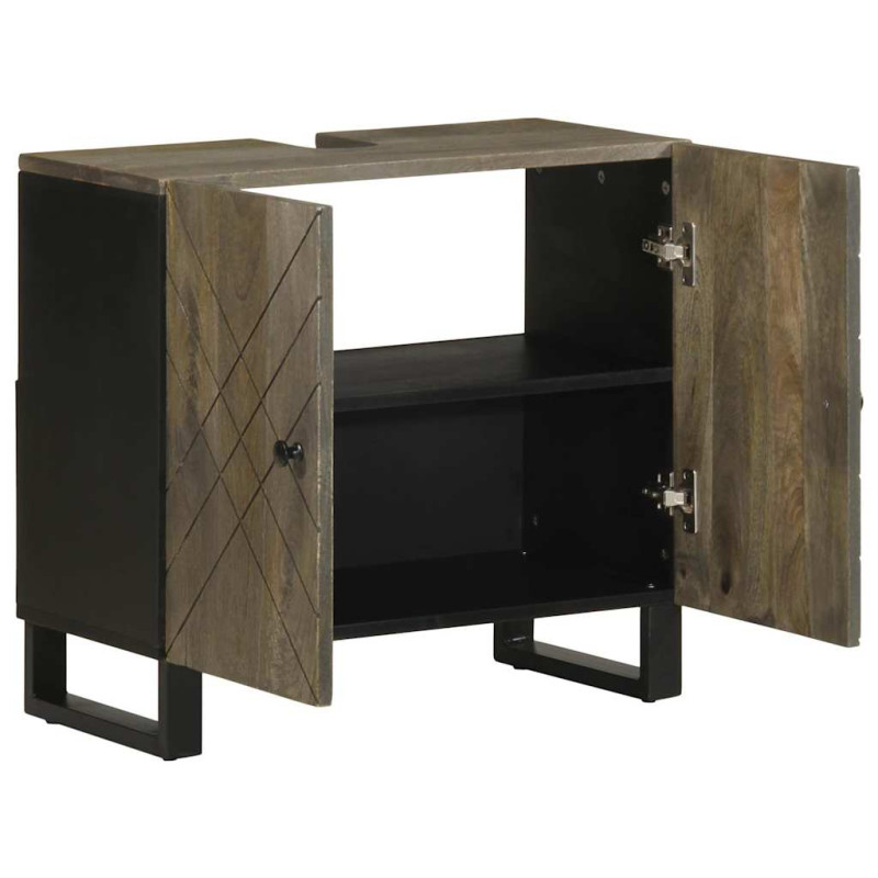 stradeXL Sink Cabinet Black...