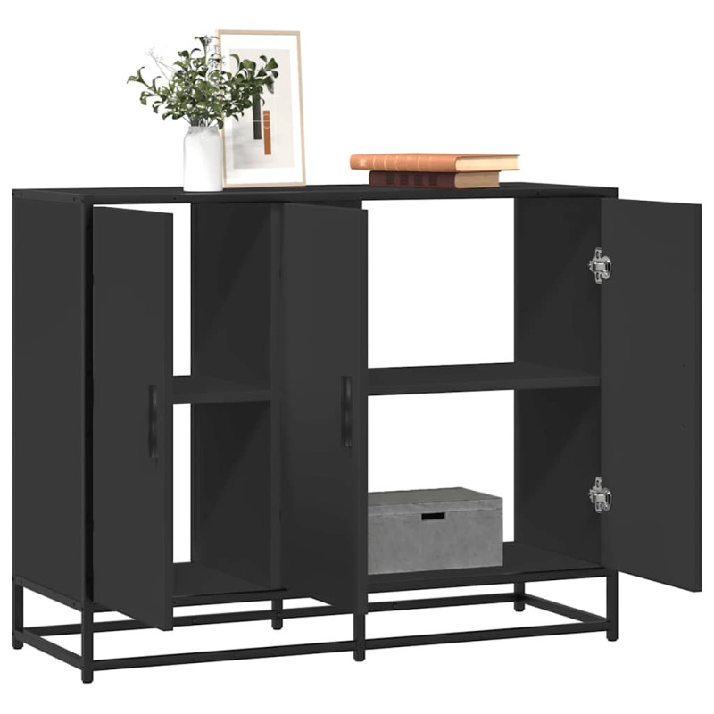 stradeXL Sideboard Black...