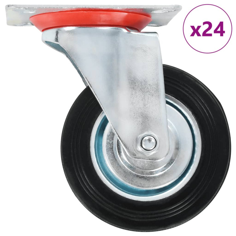 stradeXL 24 pcs Swivel...