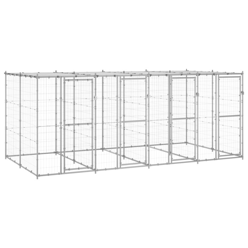 stradeXL Outdoor Dog Kennel...