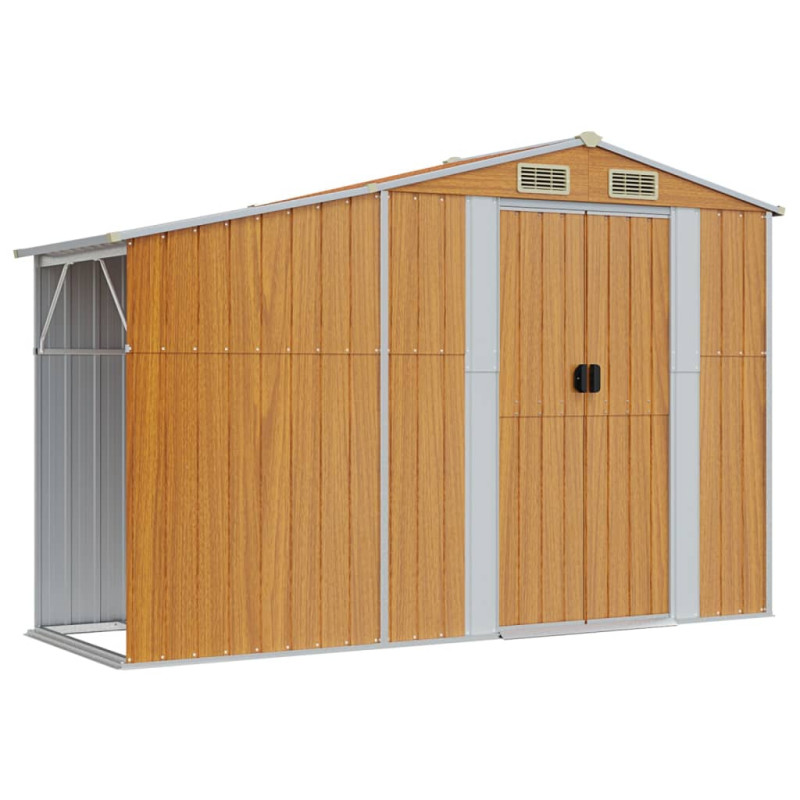 stradeXL Garden Shed Brown...