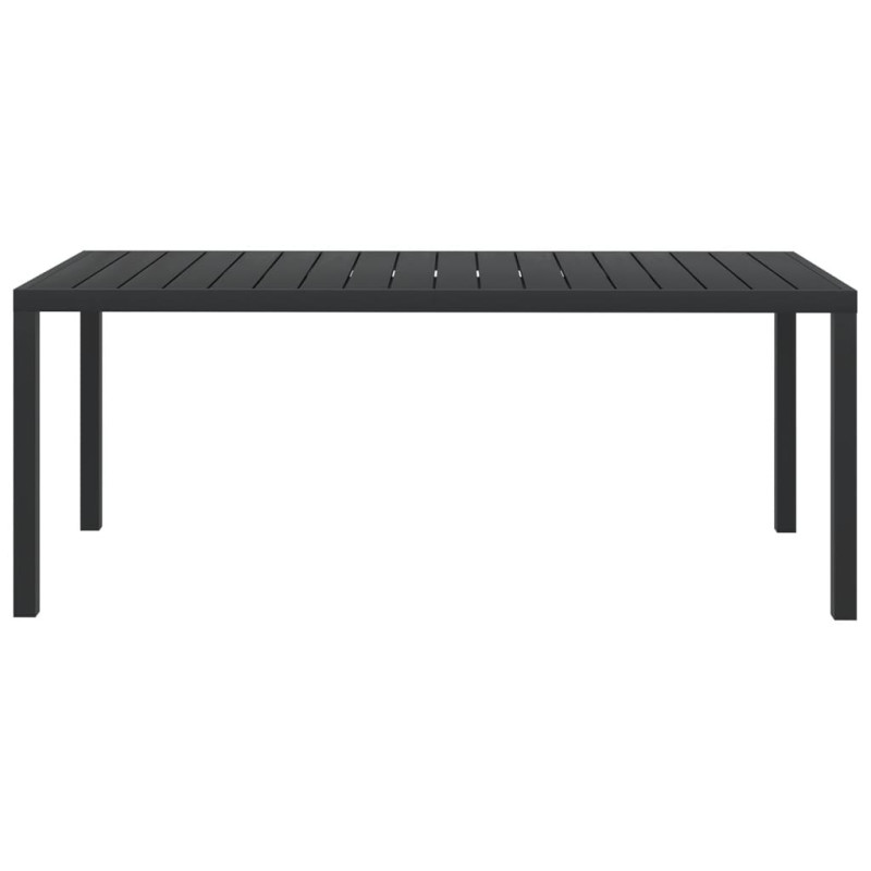 stradeXL Garden Table Black...