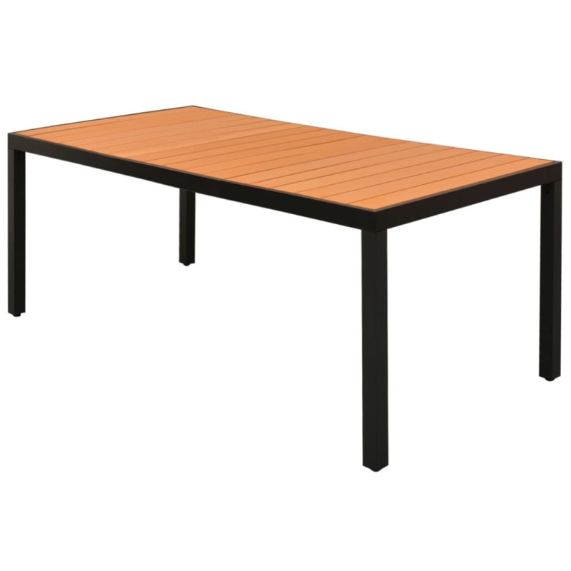 stradeXL Garden Table Brown...