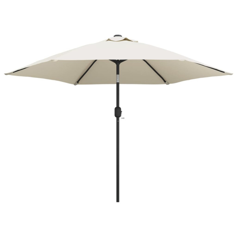 stradeXL Parasol z LED, na...