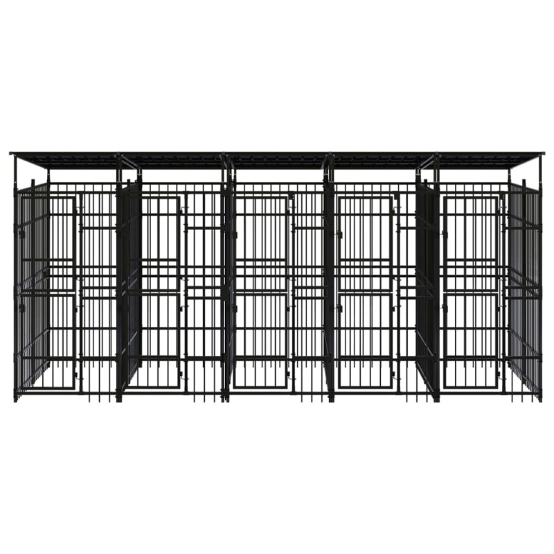 vidaXL Outdoor Dog Kennel...