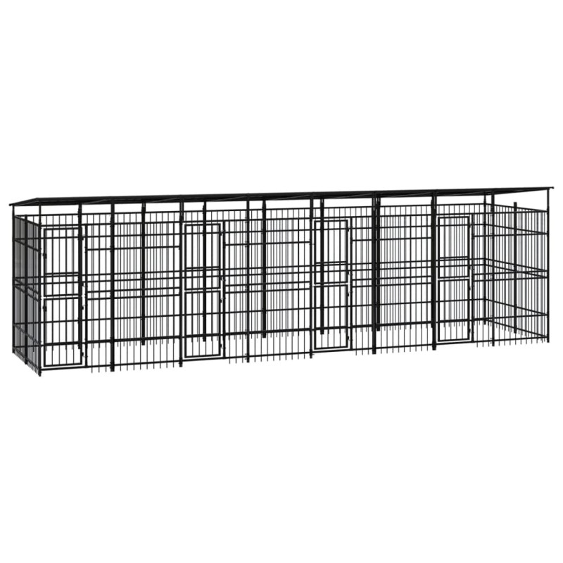 stradeXL Outdoor Dog Kennel...