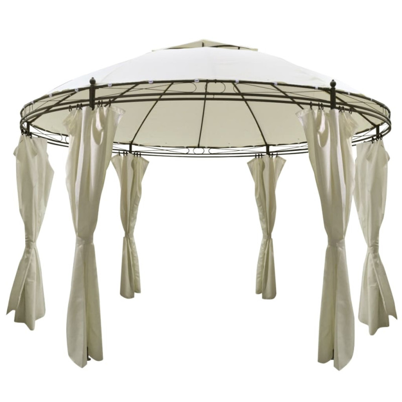 stradeXL Round Gazebo with...