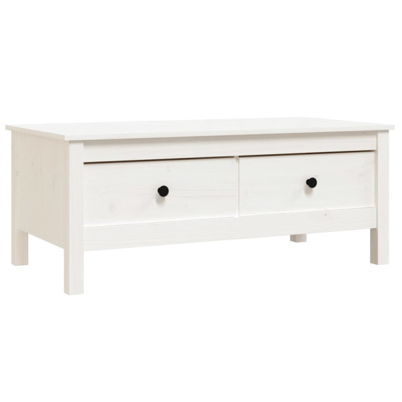 stradeXL Table basse Blanc...