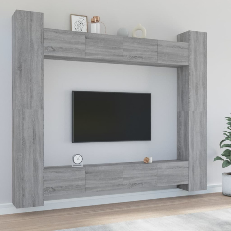 stradeXL 8 Piece TV Cabinet...