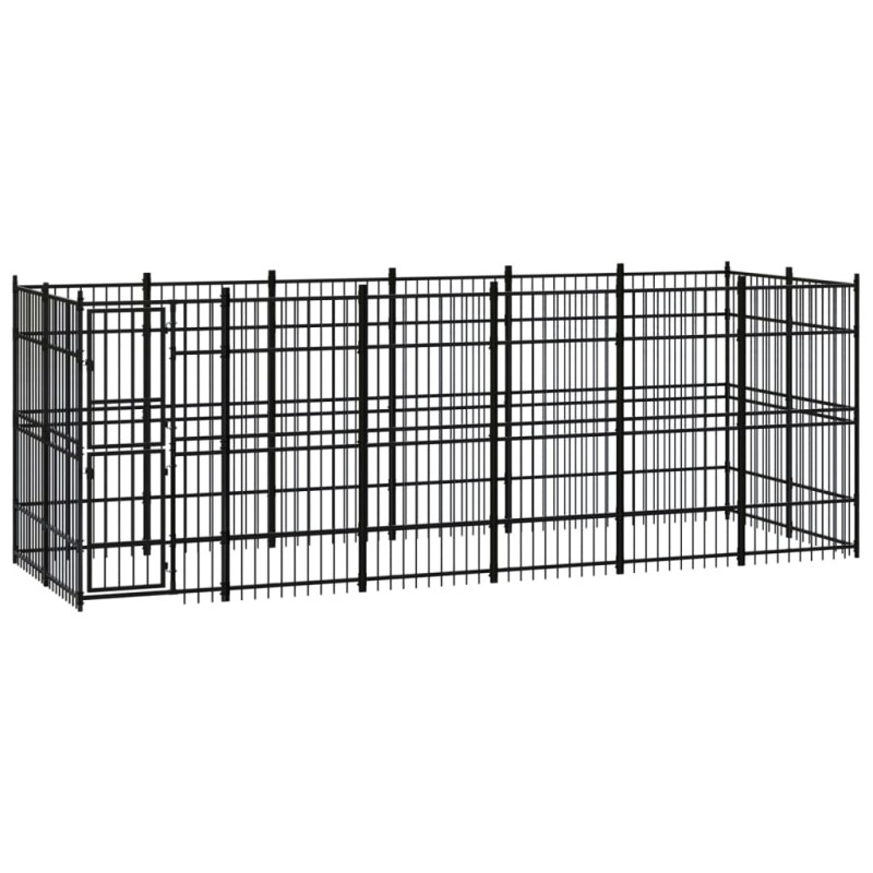 stradeXL Outdoor Dog Kennel...