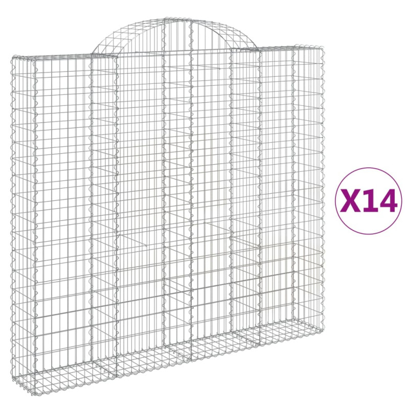 vidaXL Arched Gabion...