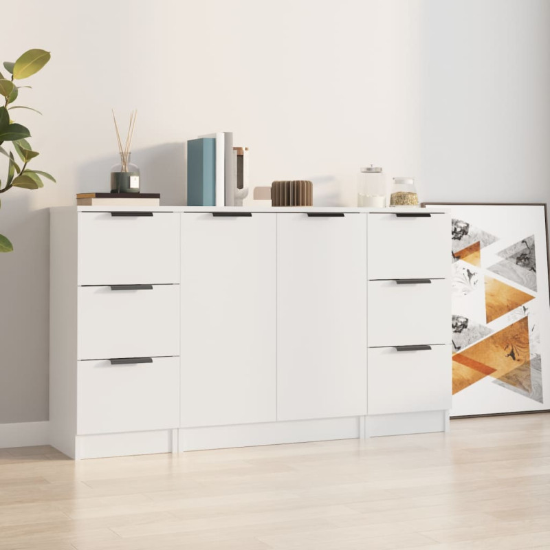 stradeXL Sideboards 3 pcs...