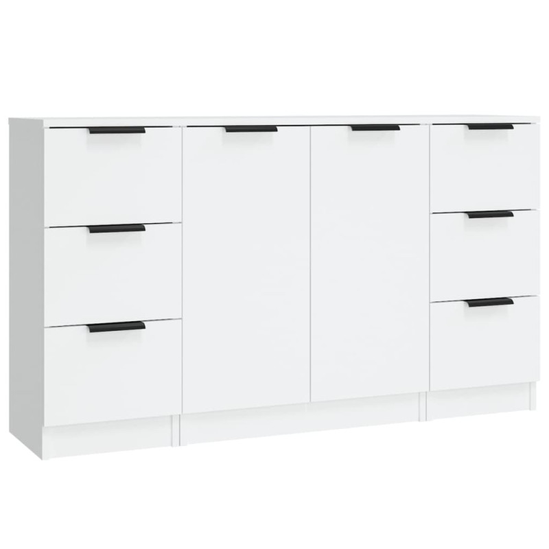 stradeXL Sideboards 3 pcs...