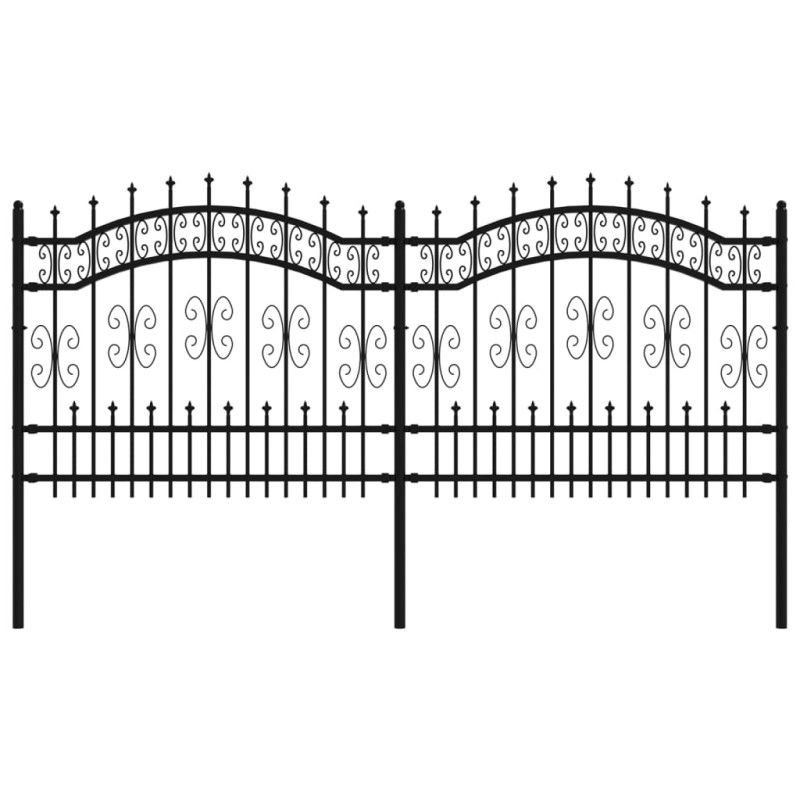 stradeXL Garden Fence with...