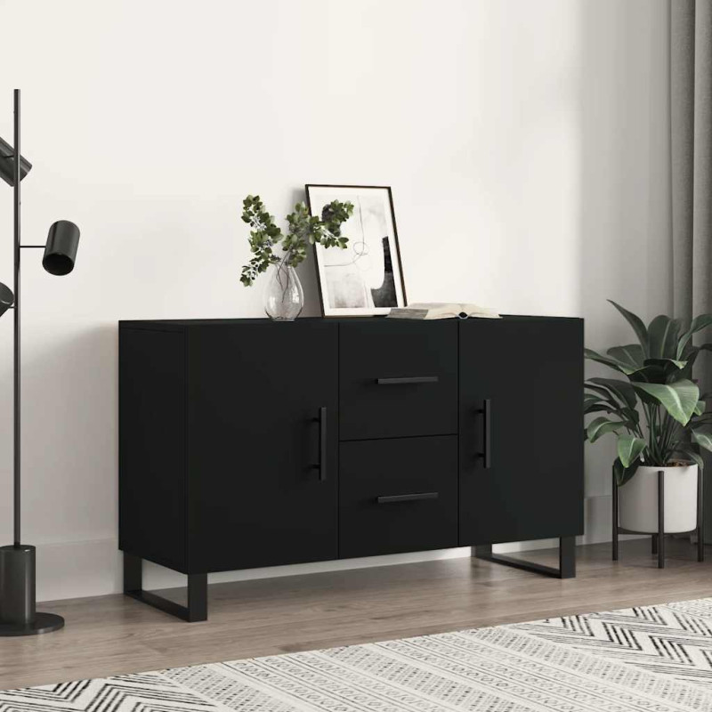 stradeXL Sideboard Schwarz...