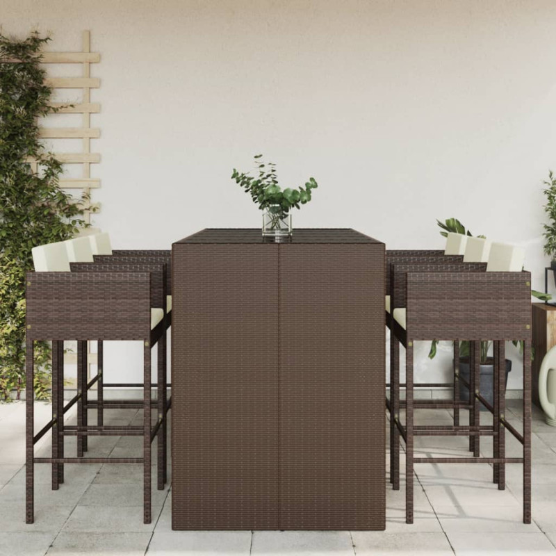 stradeXL 7 Piece Garden Bar...