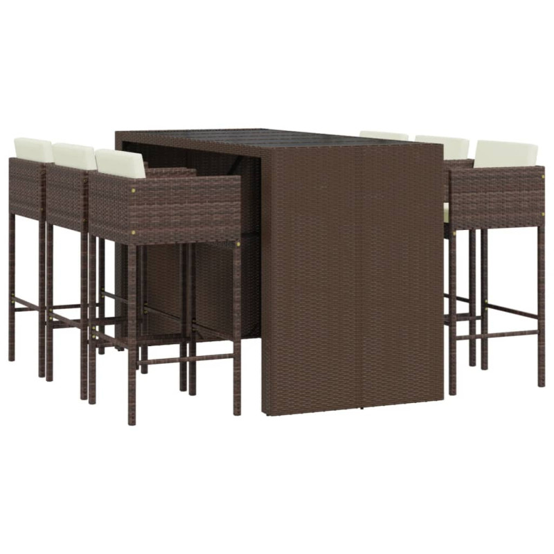 stradeXL 7 Piece Garden Bar...