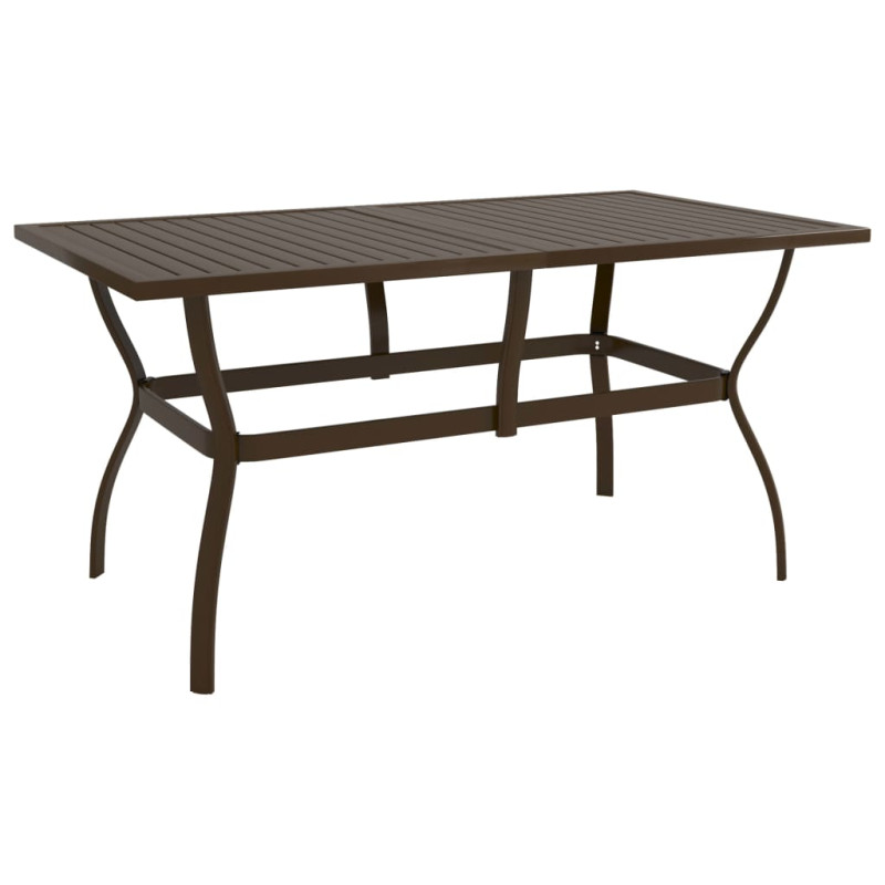 stradeXL Garden Table Brown...