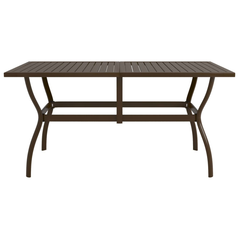 stradeXL Garden Table Brown...