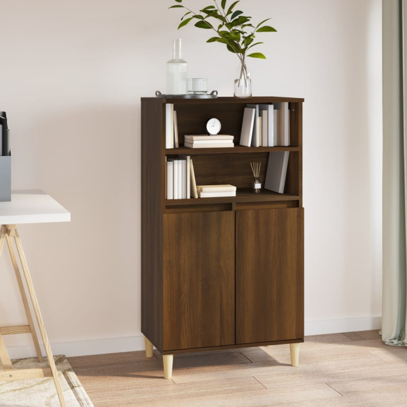 stradeXL Highboard Braun...