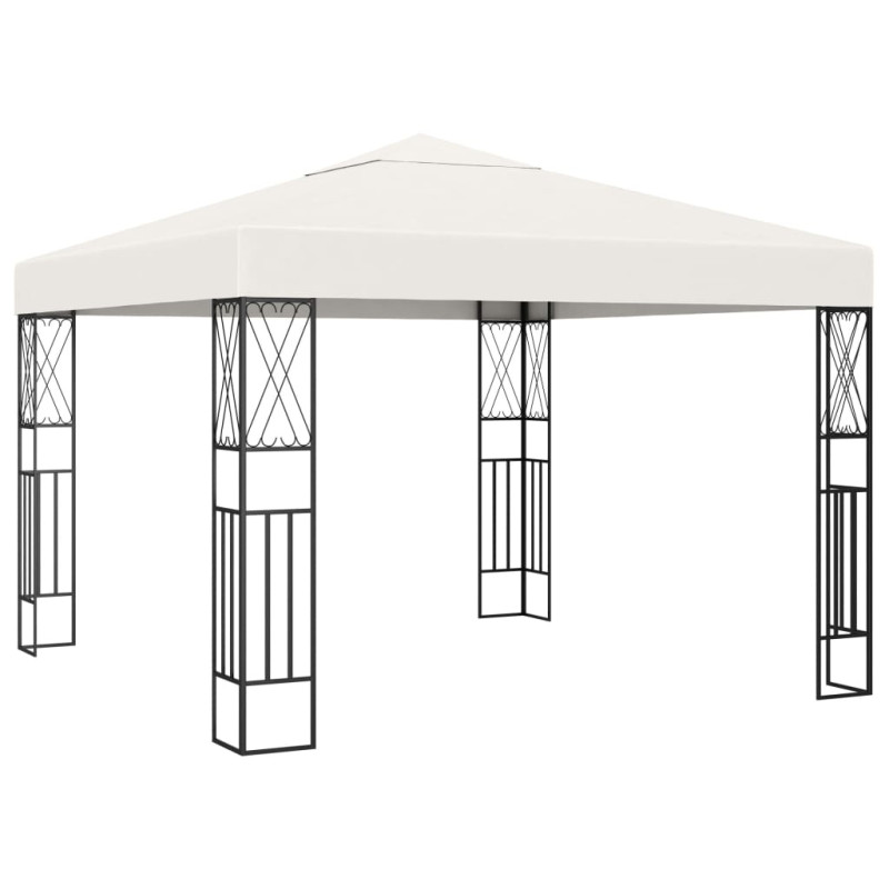 stradeXL Gazebo 3x3 m Cream...