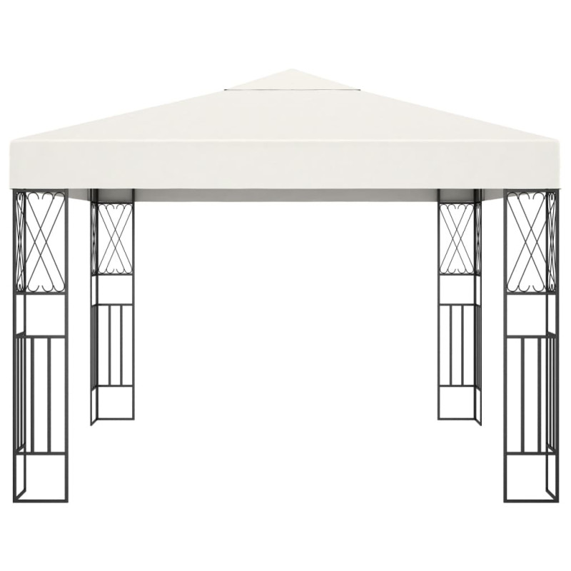 stradeXL Gazebo 3x3 m Cream...