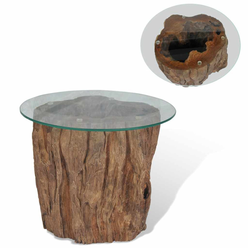 stradeXL Coffee Table Teak...