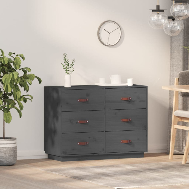 stradeXL Sideboard Grau...